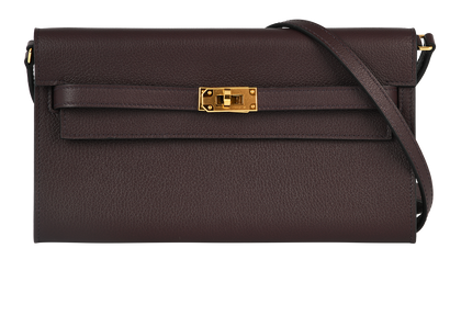 Kelly To Go Cavale Wallet in Evercolor Chocolat, &pound;6,200, Handbags, Brown, Leather, Front view